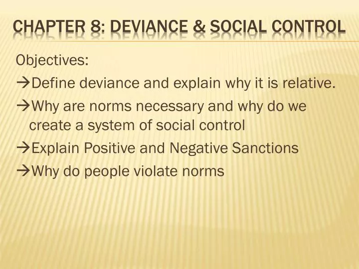 chapter 8 deviance social control