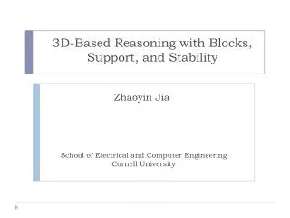 3D-Based Reasoning with Blocks, Support, and Stability