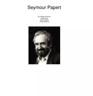 Seymour Papert