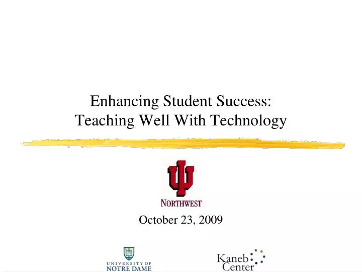 enhancing student success teaching well with technology