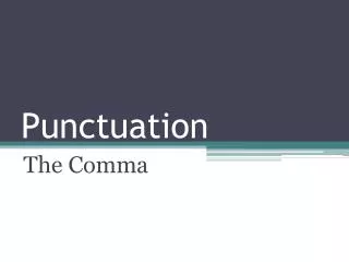 punctuation