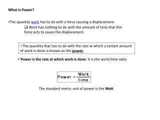 What is Power?