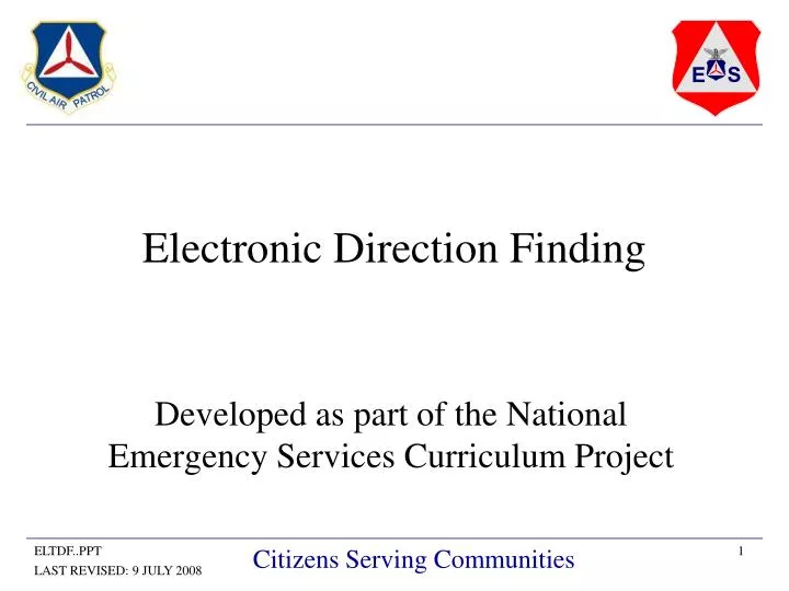 electronic direction finding