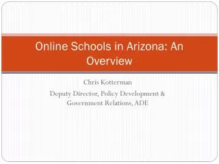 Online Schools in Arizona: An Overview