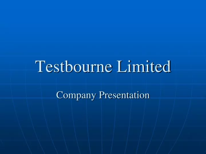 testbourne limited