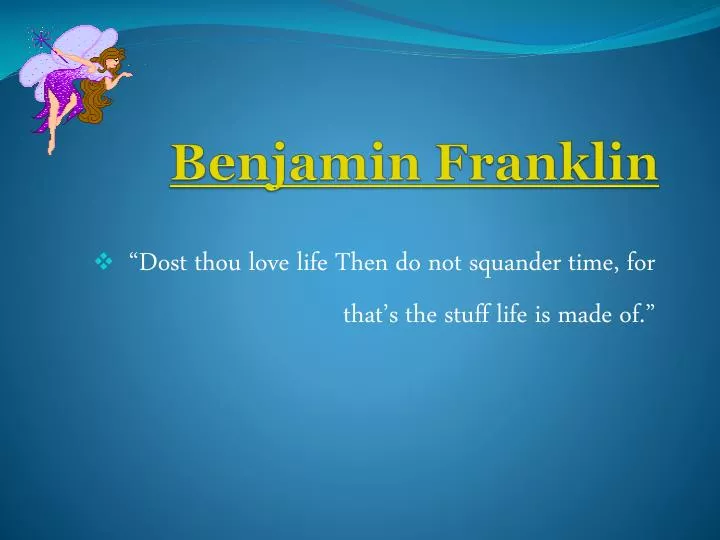 benjamin franklin