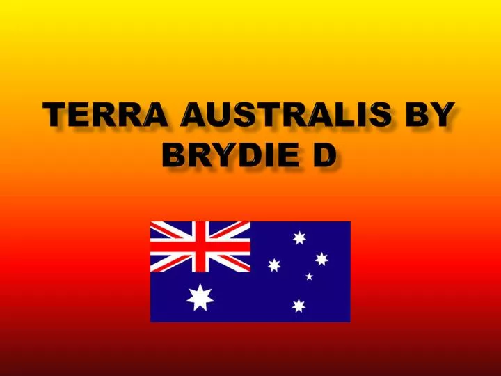 terra australis by brydie d