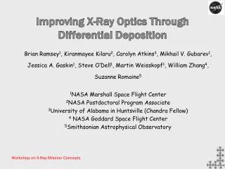 Improving X-Ray Optics Through Differential Deposition