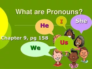 What are Pronouns?