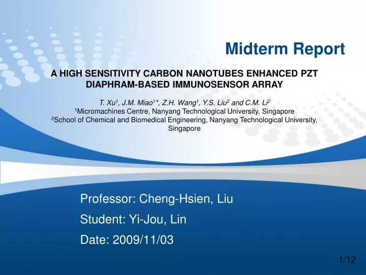 midterm report