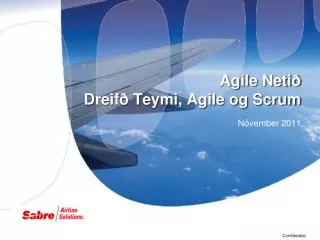 agile neti dreif teymi agile og scrum
