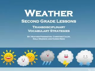 Weather Second Grade Lessons