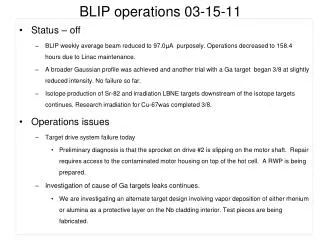 BLIP operations 03-15-11