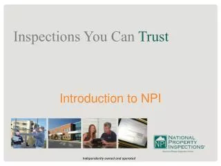 Introduction to NPI
