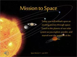 Mission to Space