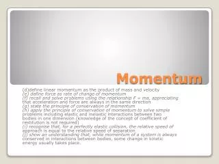 Momentum