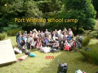 Port Waikato school camp