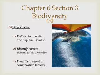 Chapter 6 Section 3 Biodiversity