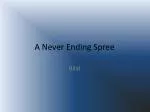 A Never Ending Spree - slide 1