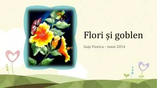 flori i goblen
