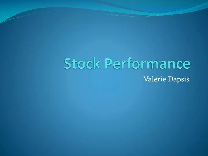 stock performance