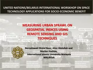 MEASURING URBAN SPRAWL ON GEOSPATIAL INDICES USING REMOTE SENSING AND GIS TECHNIQUES