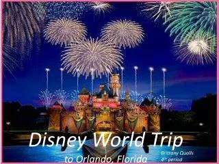 Disney World Trip to Orlando, Florida
