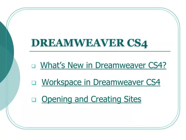 dreamweaver cs4