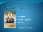 Elementary Science - slide 1
