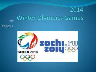 2014 Winter Olympics Games