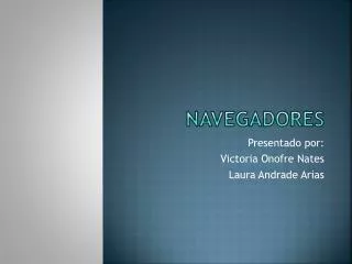 navegadores
