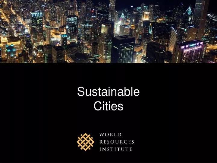 sustainable cities