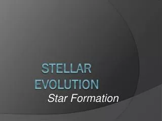 Stellar Evolution