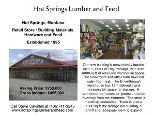 Hot Springs Lumber and Feed
