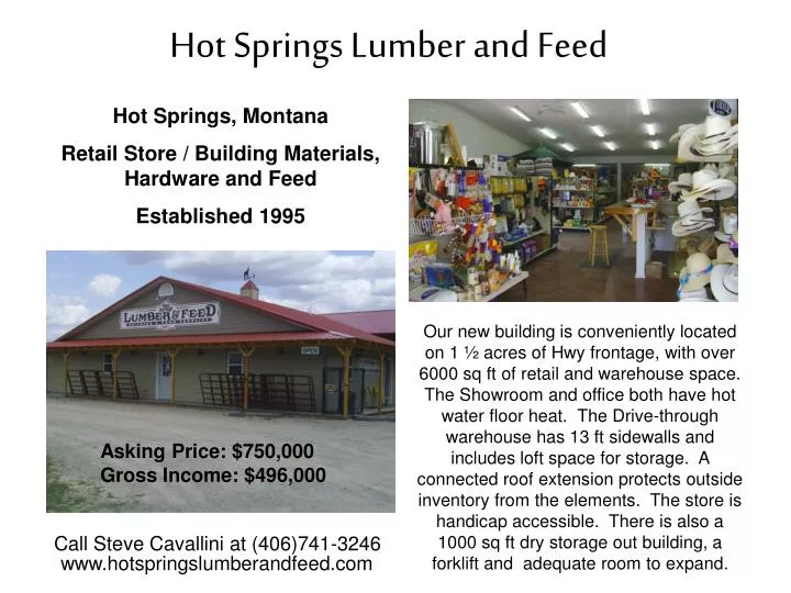 hot springs lumber and feed
