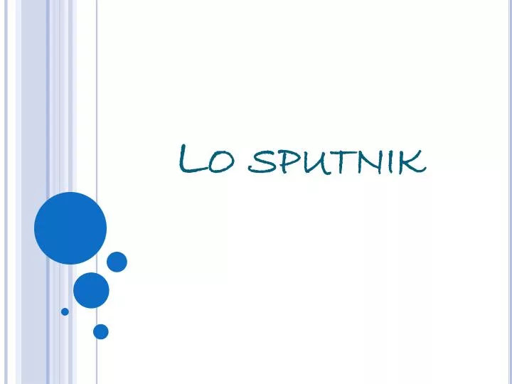 lo sputnik