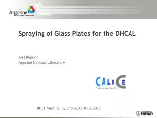 Spraying of Glass Plates for the DHCAL