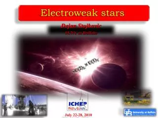 Electroweak stars