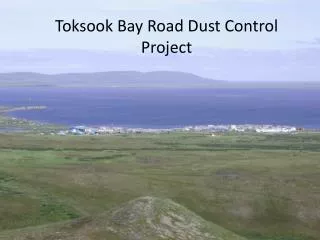 Toksook Bay Road Dust Control Project