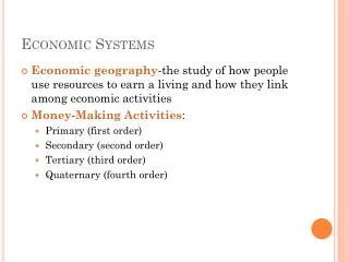 Economic Systems