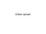 Urban sprawl