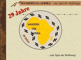 WANDERN FÜR AFRIKA