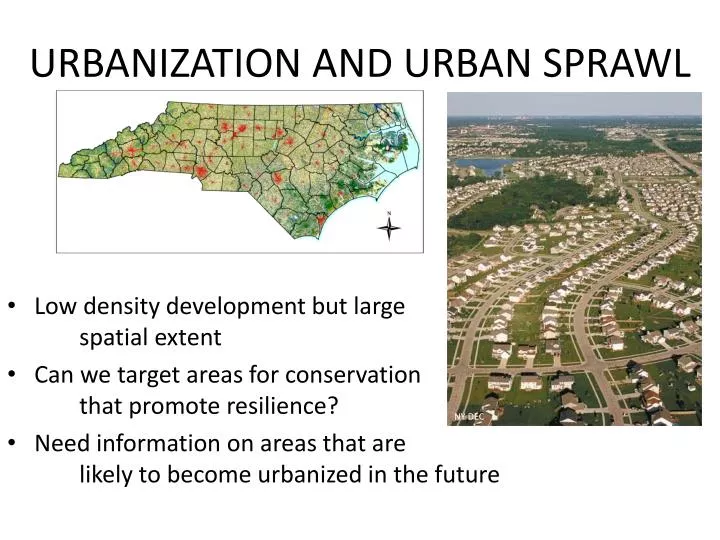 urbanization and urban sprawl