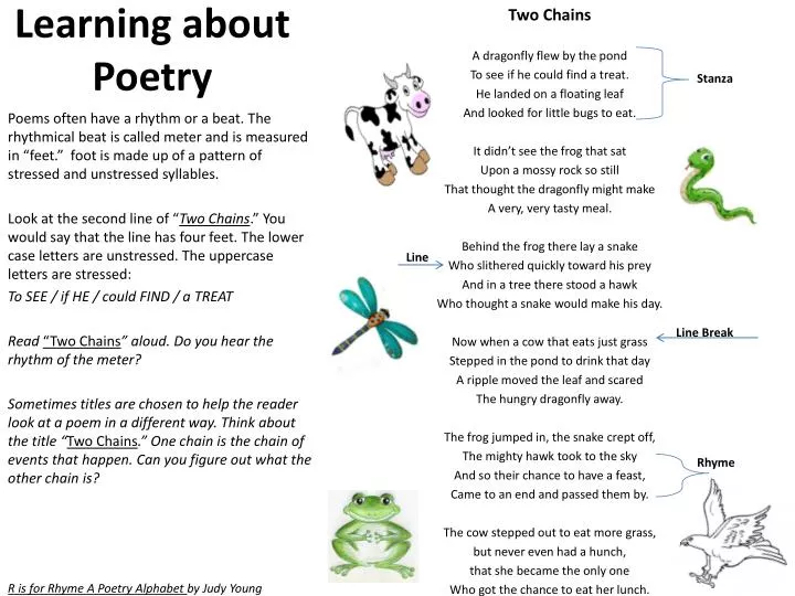 learning about poetry