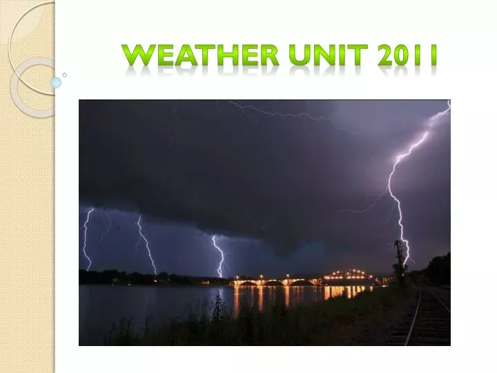weather unit 2011