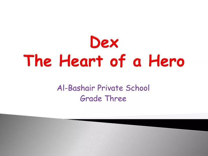 dex the heart of a hero