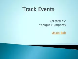 Track Events