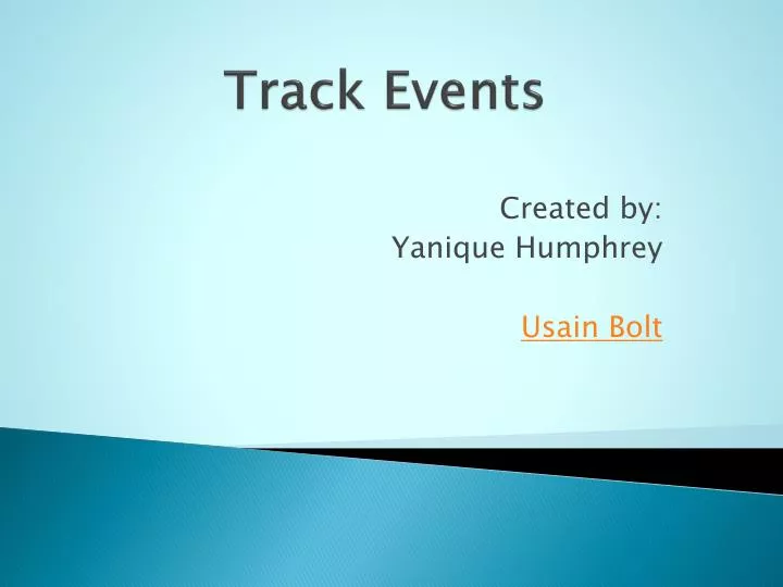 track events