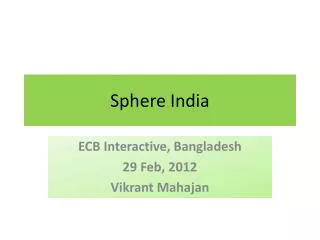 Sphere India