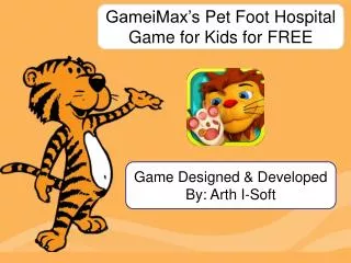 GameiMax's Pet Foot Hospital Game for Kids for FREE